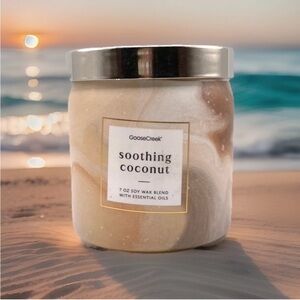 Goose Creek Single Wick Candle- Soothing Coconut (7oz)